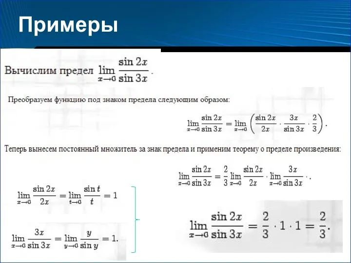 Примеры