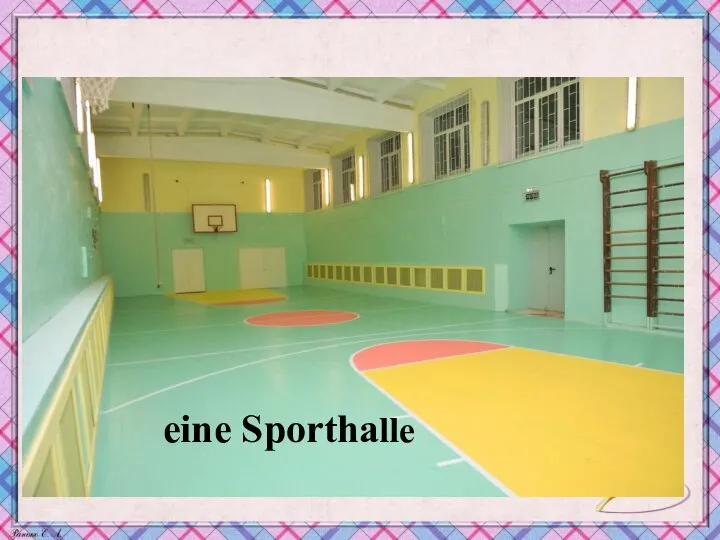 eine Sporthalle