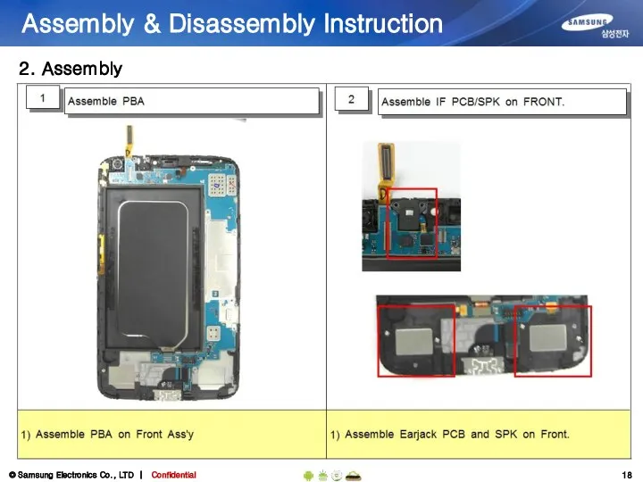 Assembly & Disassembly Instruction 2. Assembly