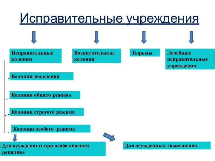 Исправительные учреждения