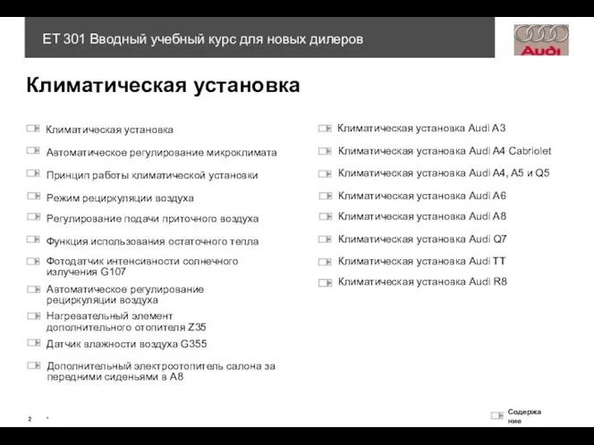 Климатическая установка Автоматическое регулирование микроклимата Принцип работы климатической установки Режим рециркуляции