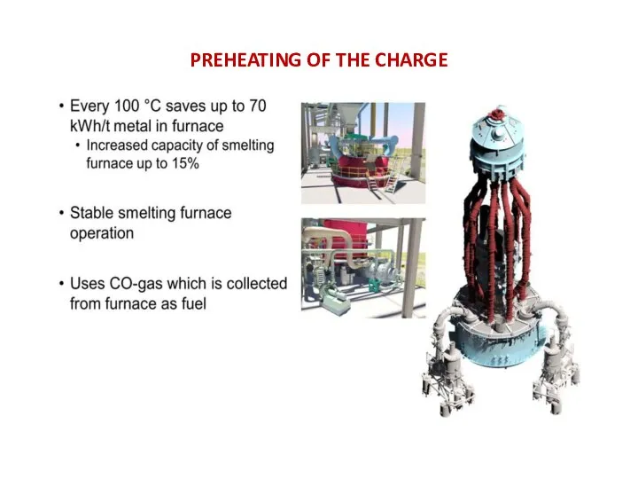 PREHEATING OF THE CHARGE