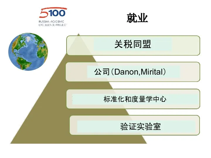 就业 关税同盟 公司（Danon,Mirital） 标准化和度量学中心 验证实验室