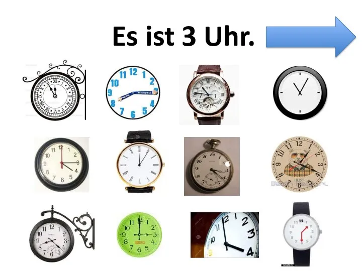 Es ist 3 Uhr.