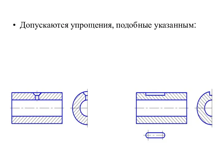 Допускаются упрощения, подобные указанным: