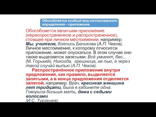 Обособляется особый вид согласованного определения – приложение. Обособляется запятыми приложение (нераспространенное