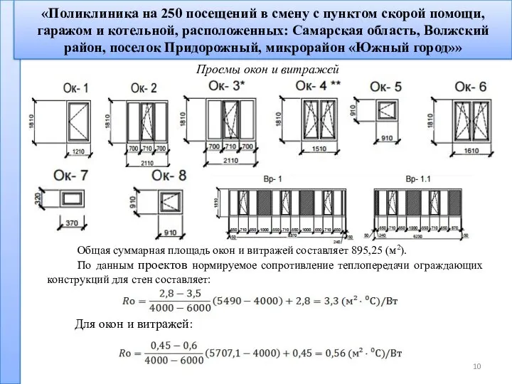 «Поликлиника на 250 посещений в смену с пунктом скорой помощи, гаражом