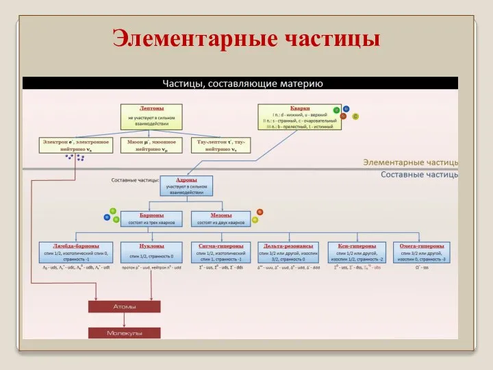 Элементарные частицы