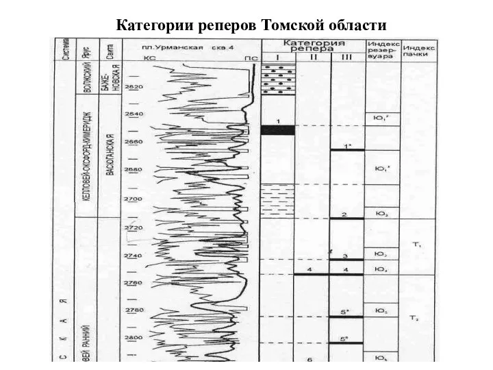 Категории реперов Томской области