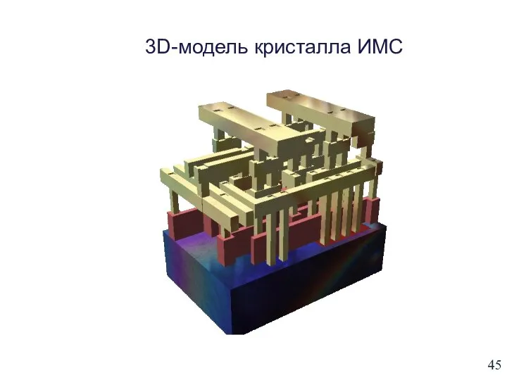 3D-модель кристалла ИМС