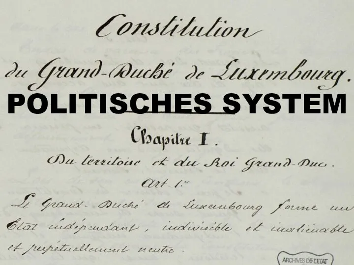 POLITISCHES SYSTEM