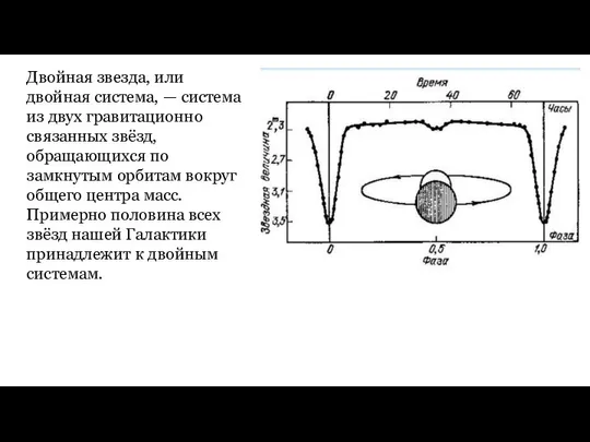 Двойная звезда, или двойная система, — система из двух гравитационно связанных