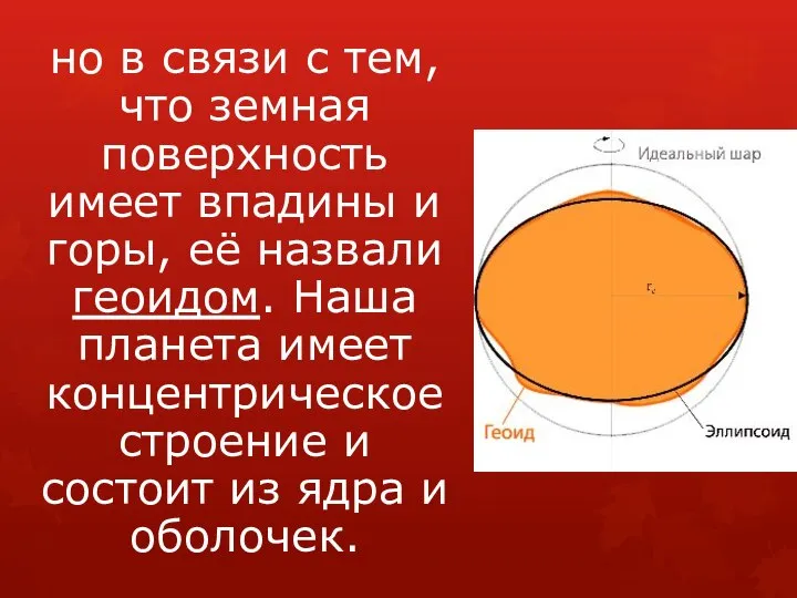 но в связи с тем, что земная поверхность имеет впадины и