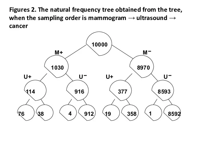 Figures 2. The natural frequency tree obtained from the tree, when