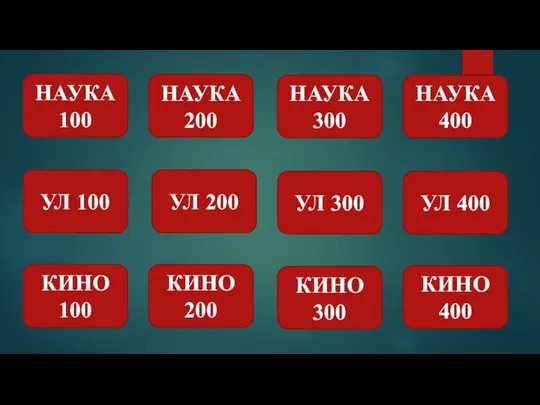 НАУКА 100 НАУКА 200 НАУКА 300 НАУКА 400 УЛ 100 УЛ