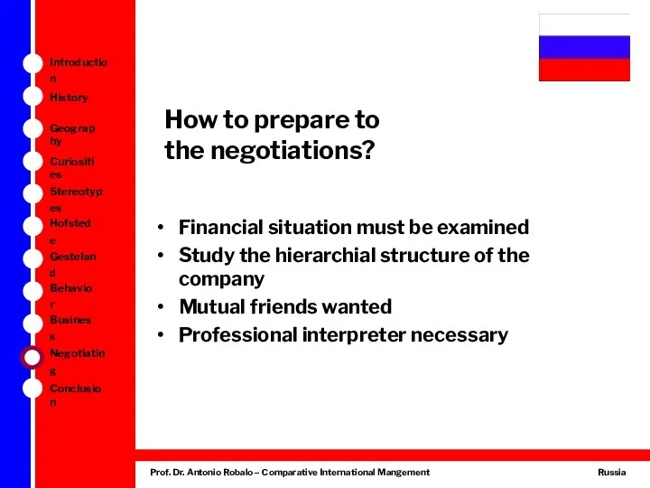 How to prepare to the negotiations? Financial situation must be examined