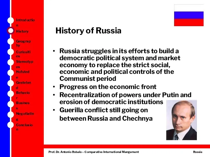 History of Russia Russia struggles in its efforts to build a