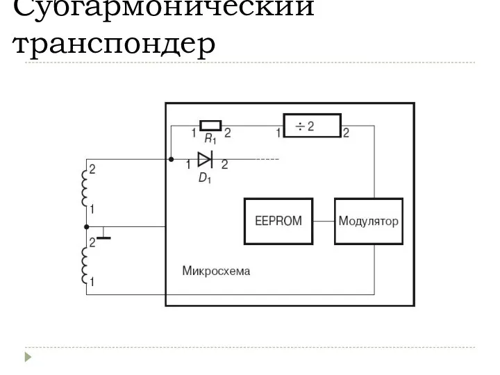 Субгармонический транспондер