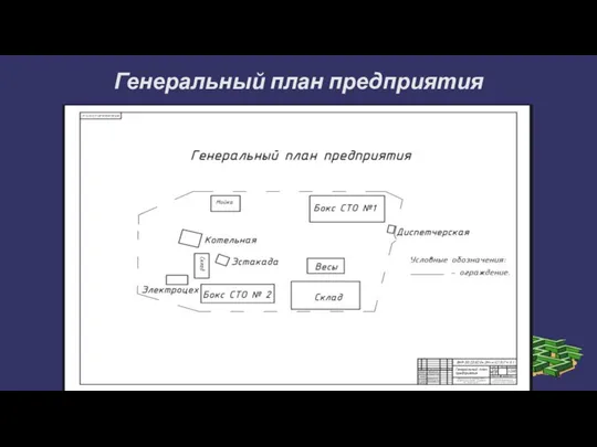 Генеральный план предприятия