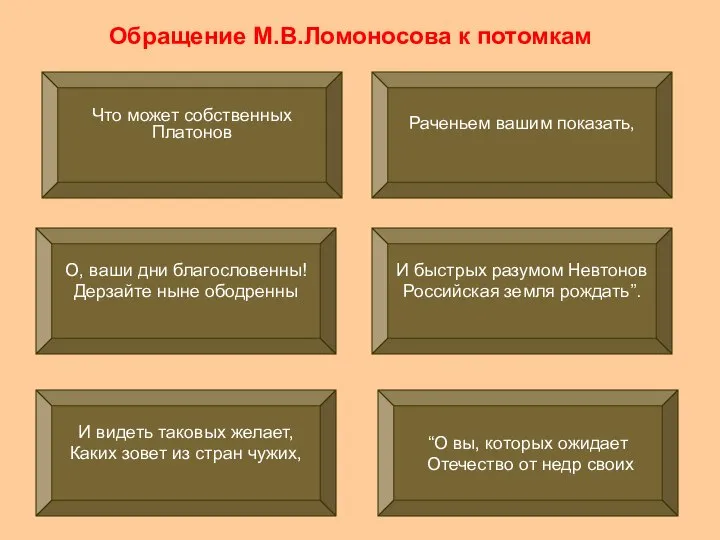 О, ваши дни благословенны! Дерзайте ныне ободренны “О вы, которых ожидает