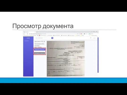 Просмотр документа