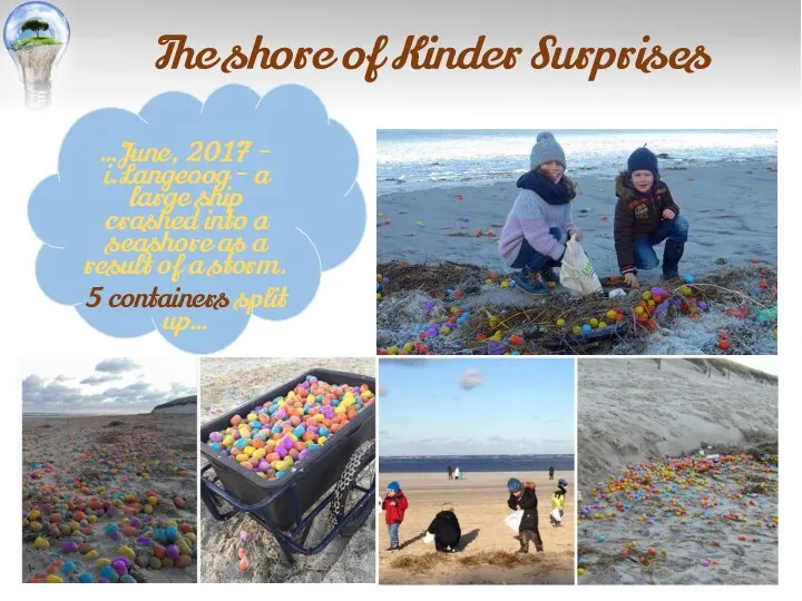 The shore of Kinder Surprises …June, 2017 – i.Langeoog - a