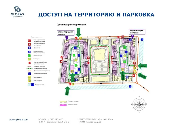 ДОСТУП НА ТЕРРИТОРИЮ И ПАРКОВКА