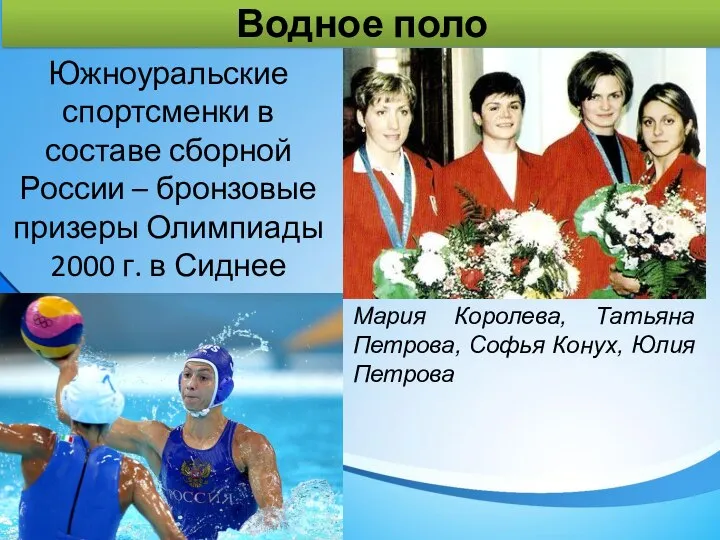 Водное поло Южноуральские спортсменки в составе сборной России – бронзовые призеры