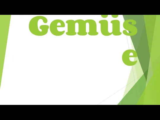 Gemüse