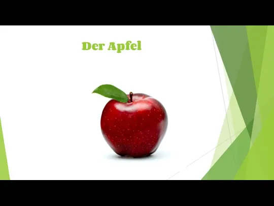 Der Apfel