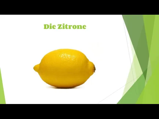 Die Zitrone