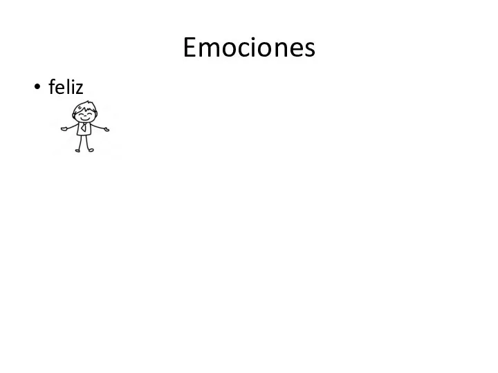 Emociones feliz