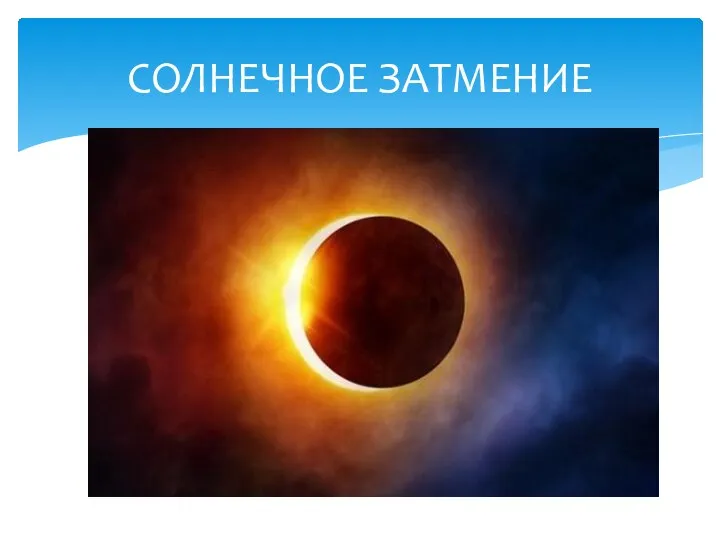 СОЛНЕЧНОЕ ЗАТМЕНИЕ