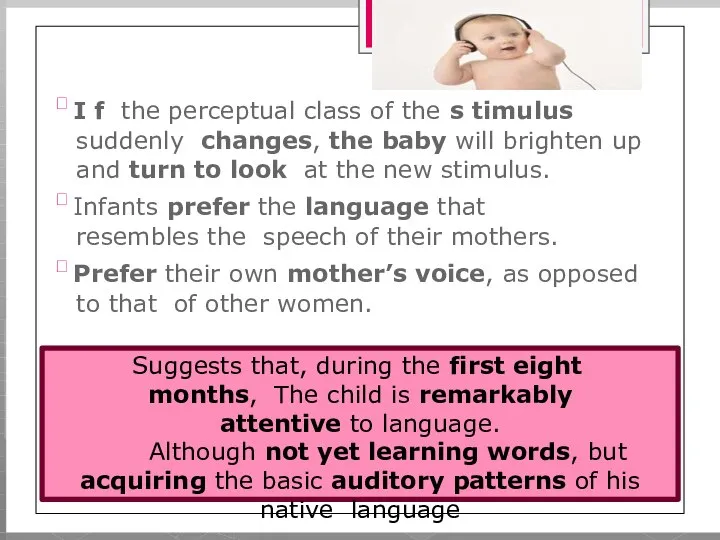  I f the perceptual class of the s timulus suddenly