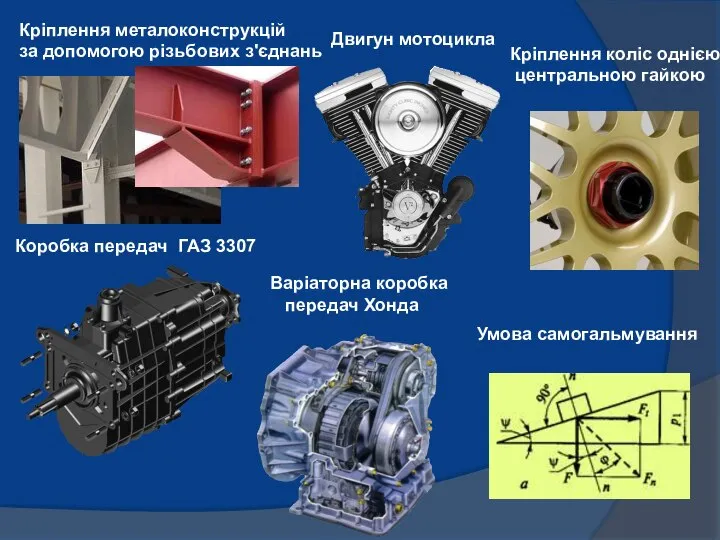 Кріплення коліс однією центральною гайкою Коробка передач ГАЗ 3307 Варіаторна коробка