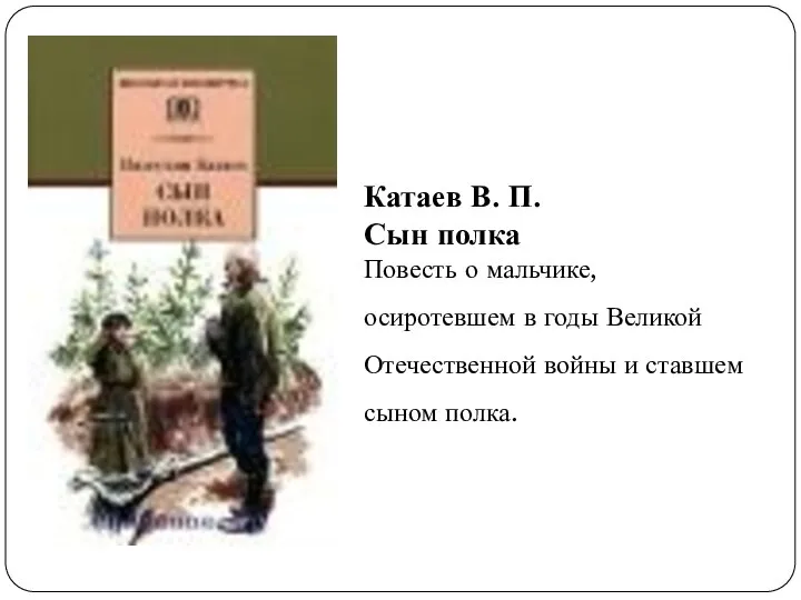 Катаев В. П. Сын полка Повесть о мальчике, осиротевшем в годы