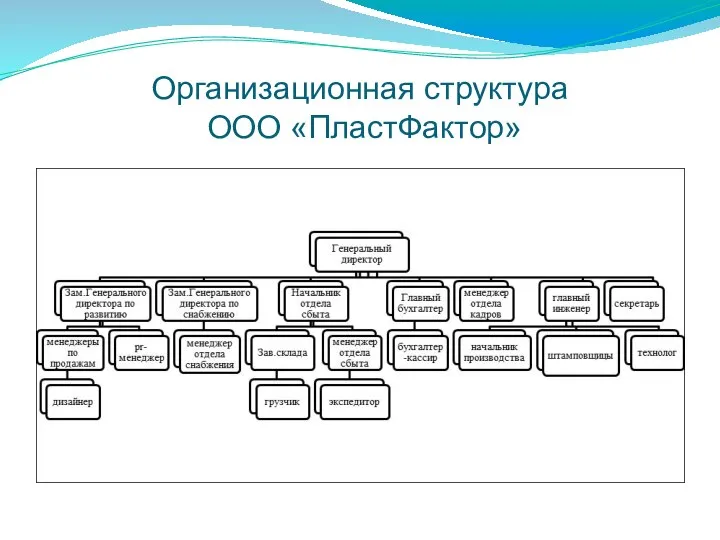 Организационная структура ООО «ПластФактор»