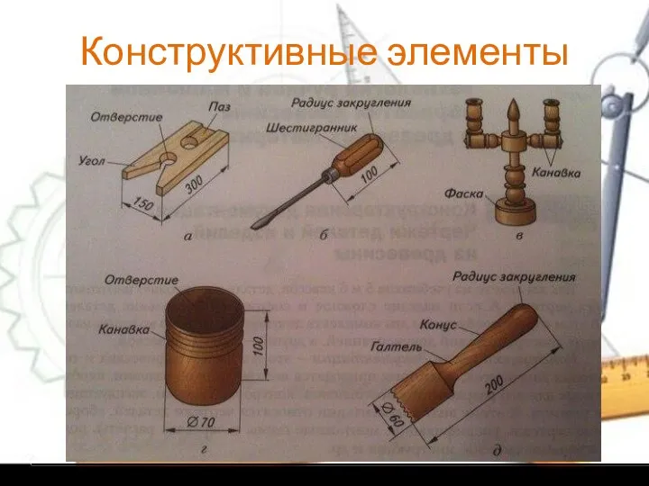 Конструктивные элементы