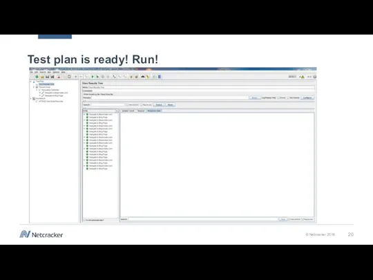 Test plan is ready! Run!