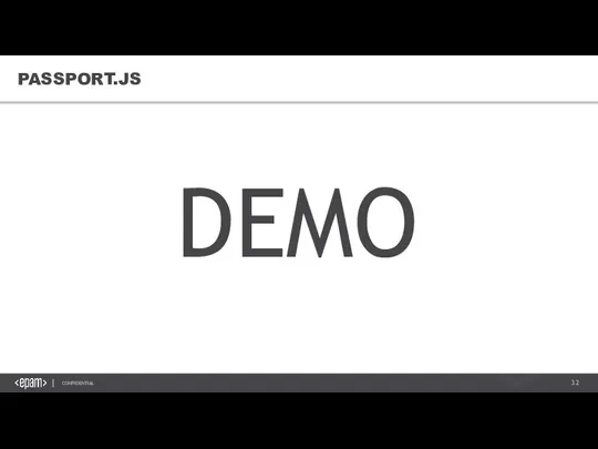 PASSPORT.JS DEMO