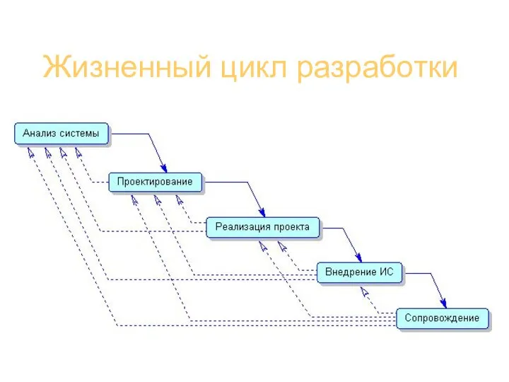 Базы данных (администрирование) Жизненный цикл разработки