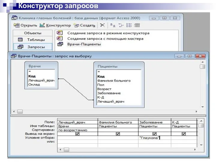 Конструктор запросов