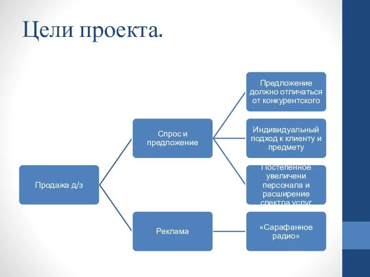 Цели проекта.