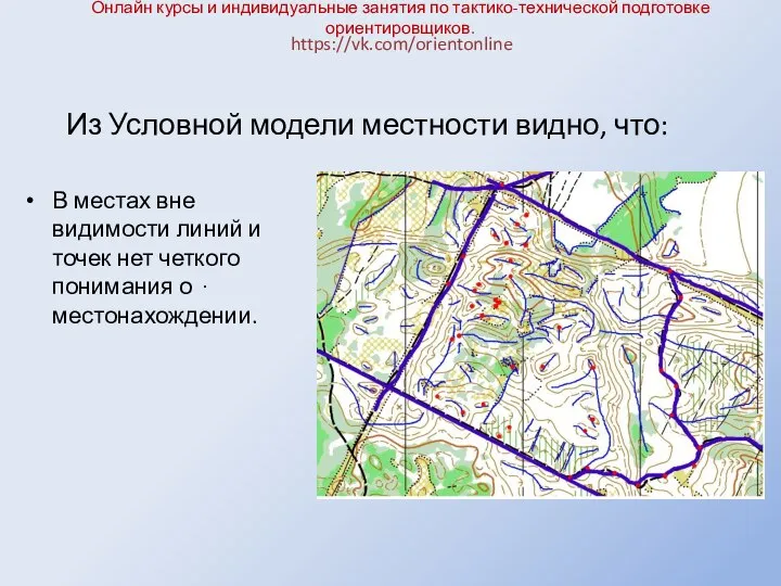 Онлайн курсы и индивидуальные занятия по тактико-технической подготовке ориентировщиков. В местах