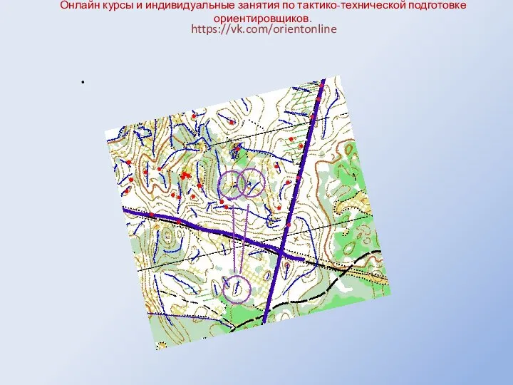 Онлайн курсы и индивидуальные занятия по тактико-технической подготовке ориентировщиков. https://vk.com/orientonline .