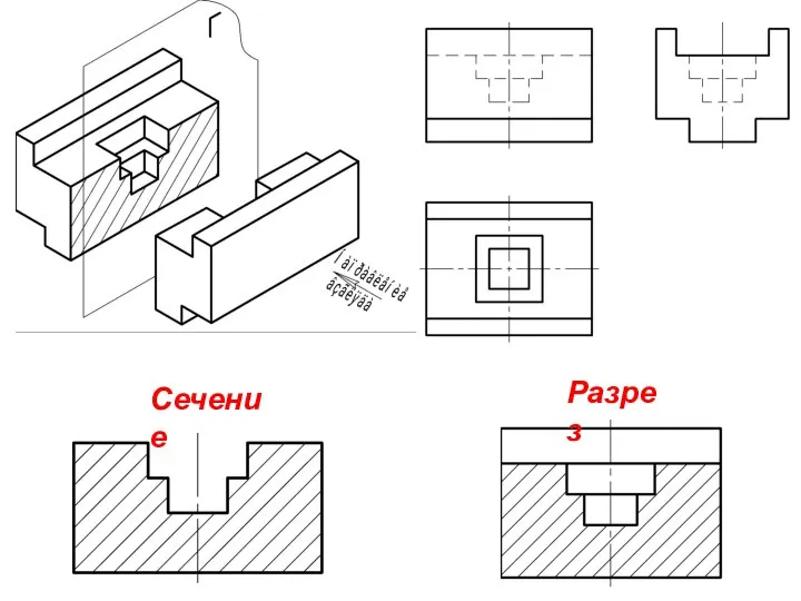 Сечение Разрез