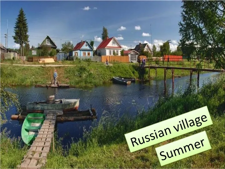 Russian village Summer