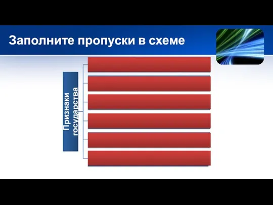 Заполните пропуски в схеме