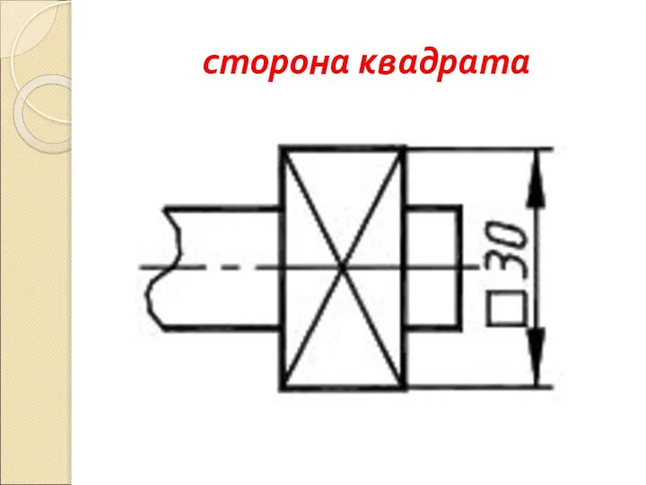 сторона квадрата