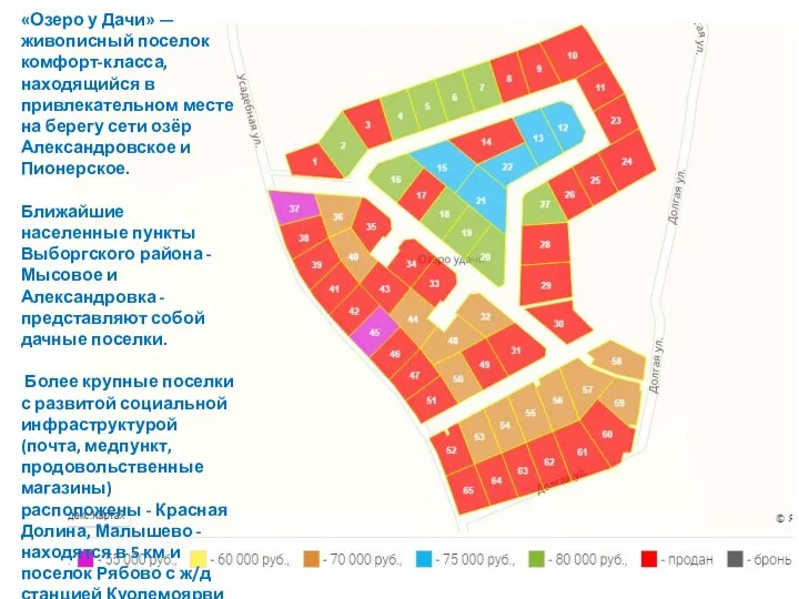 «Озеро у Дачи» — живописный поселок комфорт-класса, находящийся в привлекательном месте